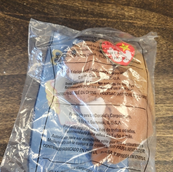 McDonalds TY 1999 happy meal toy nuts the squirrel - Picture 2 of 2